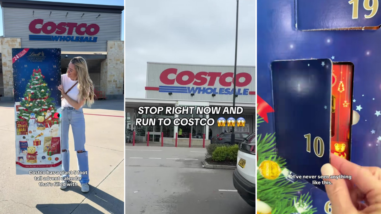 TikTok collage showing Costco