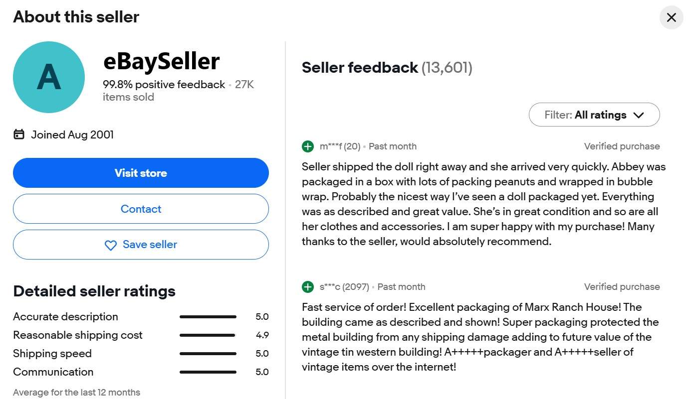 eBay Seller Rating Overview 2025 Update