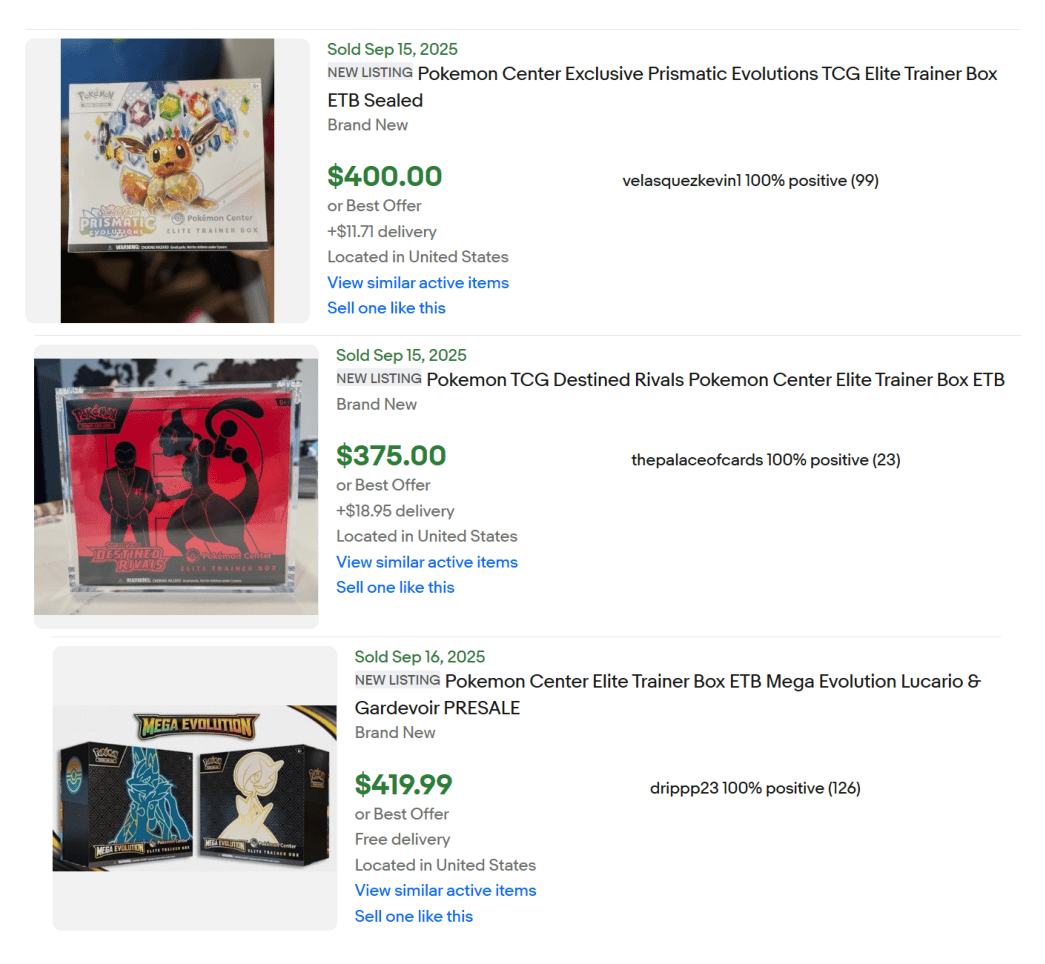 Pokemon TCG 2025 Reseller Success