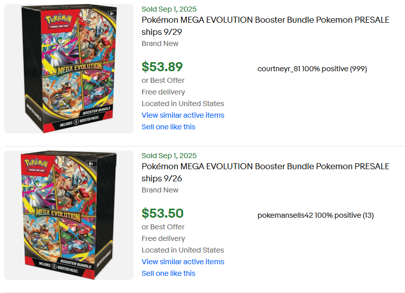 Pokemon Mega Evolution Booster for Sale