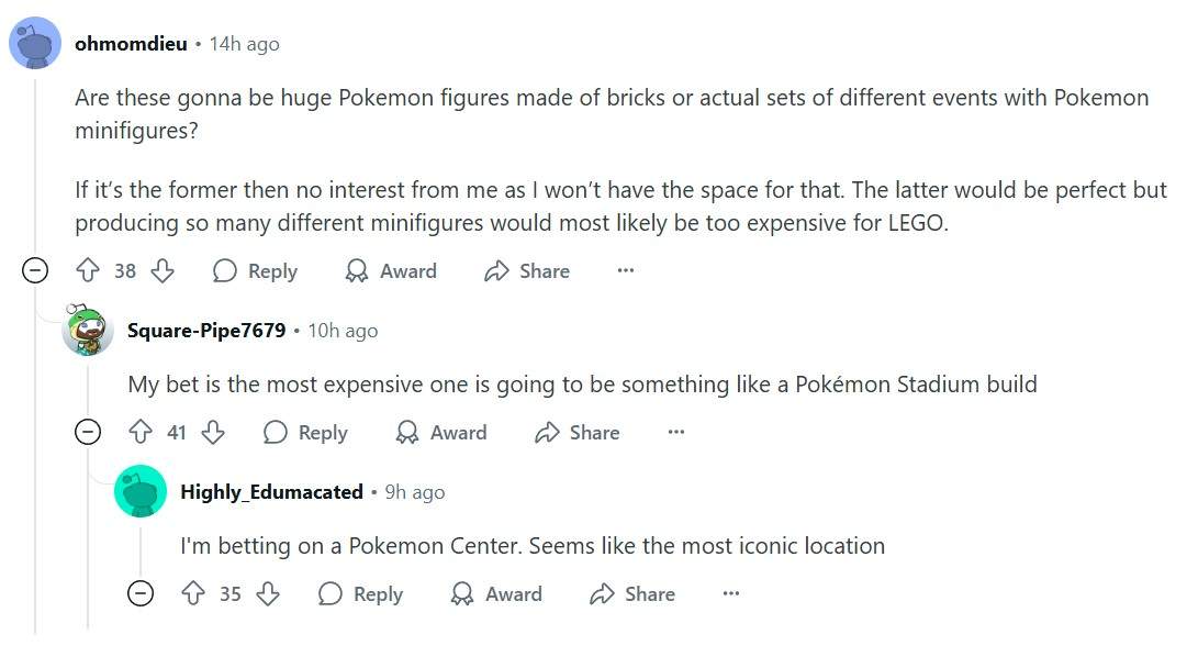 LEGO Pokemon Leak Release Details