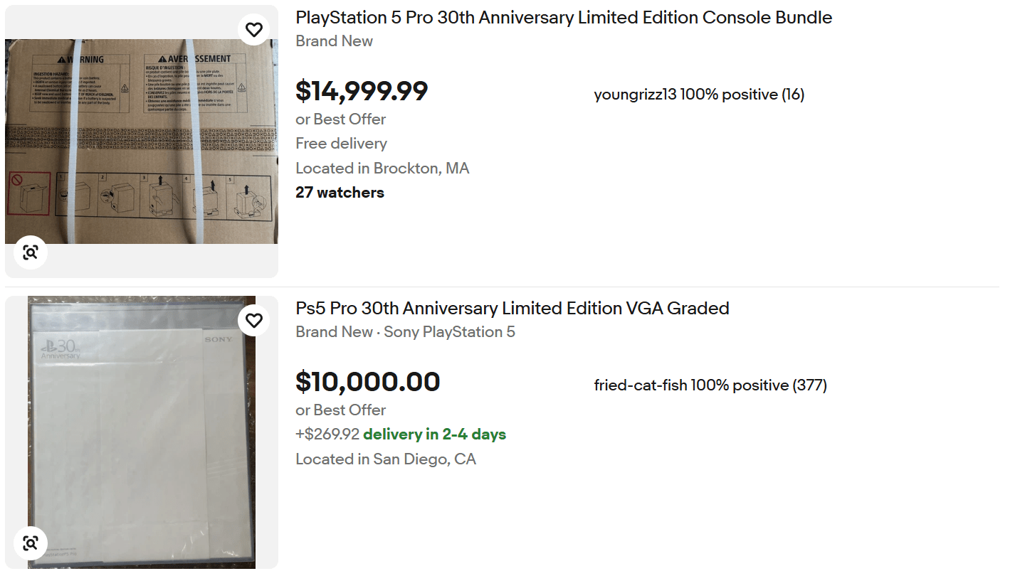 Ps5 Pro Anniversary Bundle for Sale
