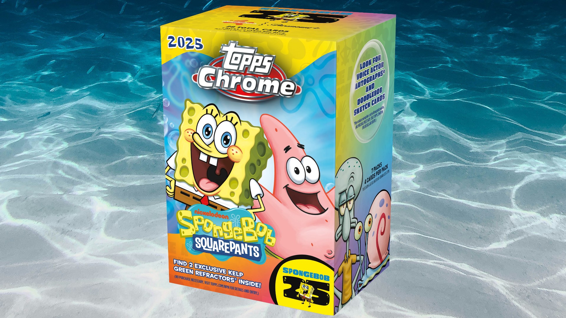 SpongeBob Topps Chrome Cards Reseller EQL