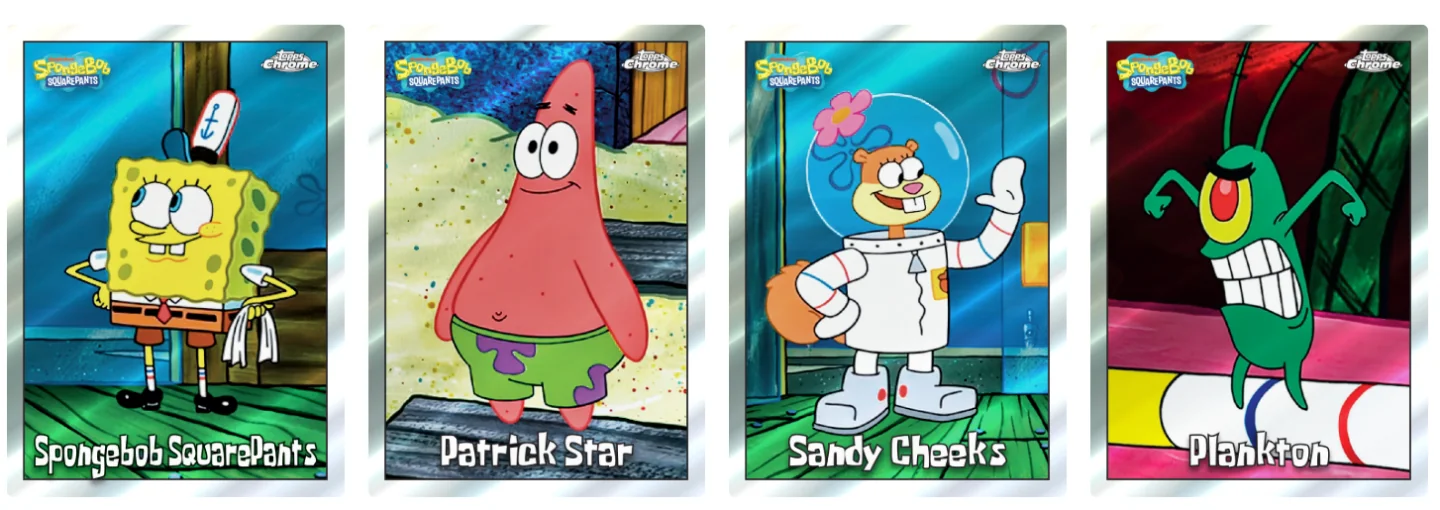 Topps Chrome SpongeBob SquarePants 25 Anniversary