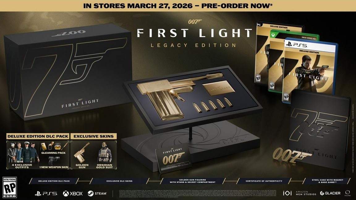 James Bond 007 First Light Legacy Edition with Golden Gun