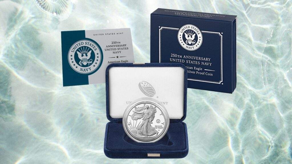 250th Anniversary Navy Silver Eagle Proof Coins Sell Out
