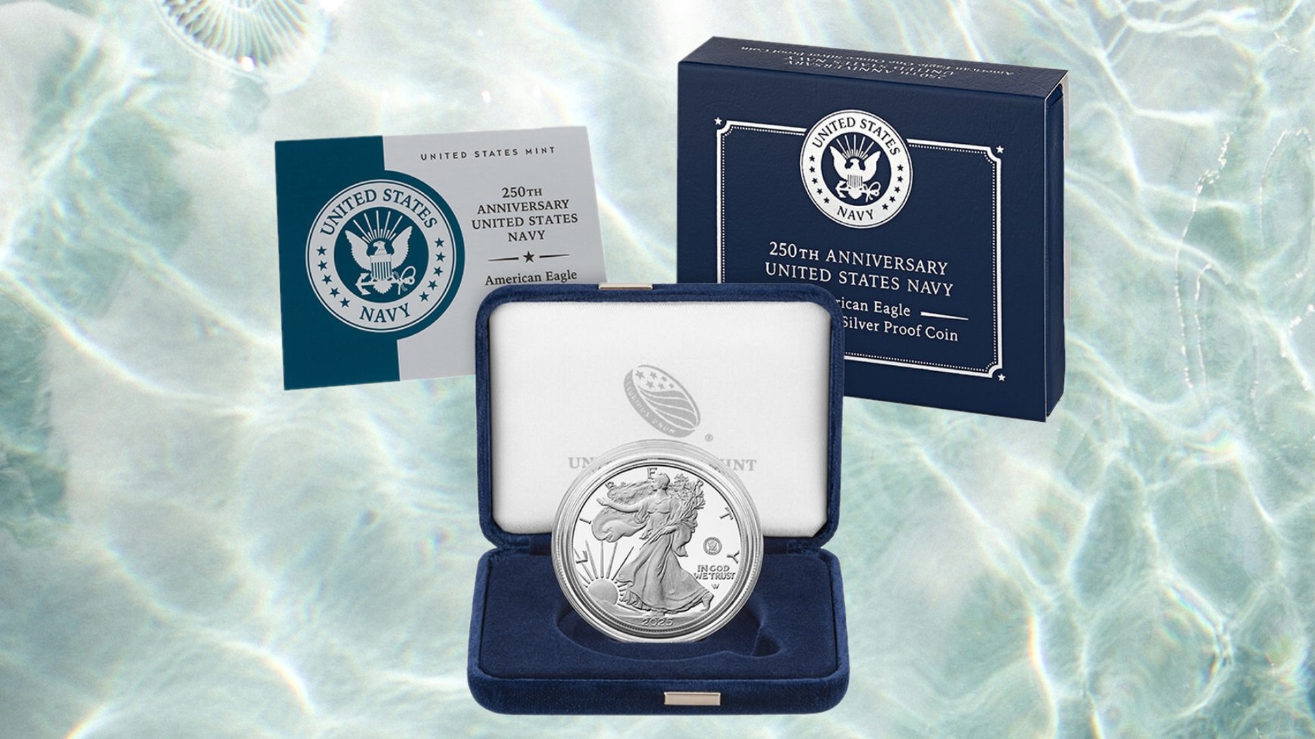 250th Anniversary Navy Silver Eagle Proof Coins Sell Out