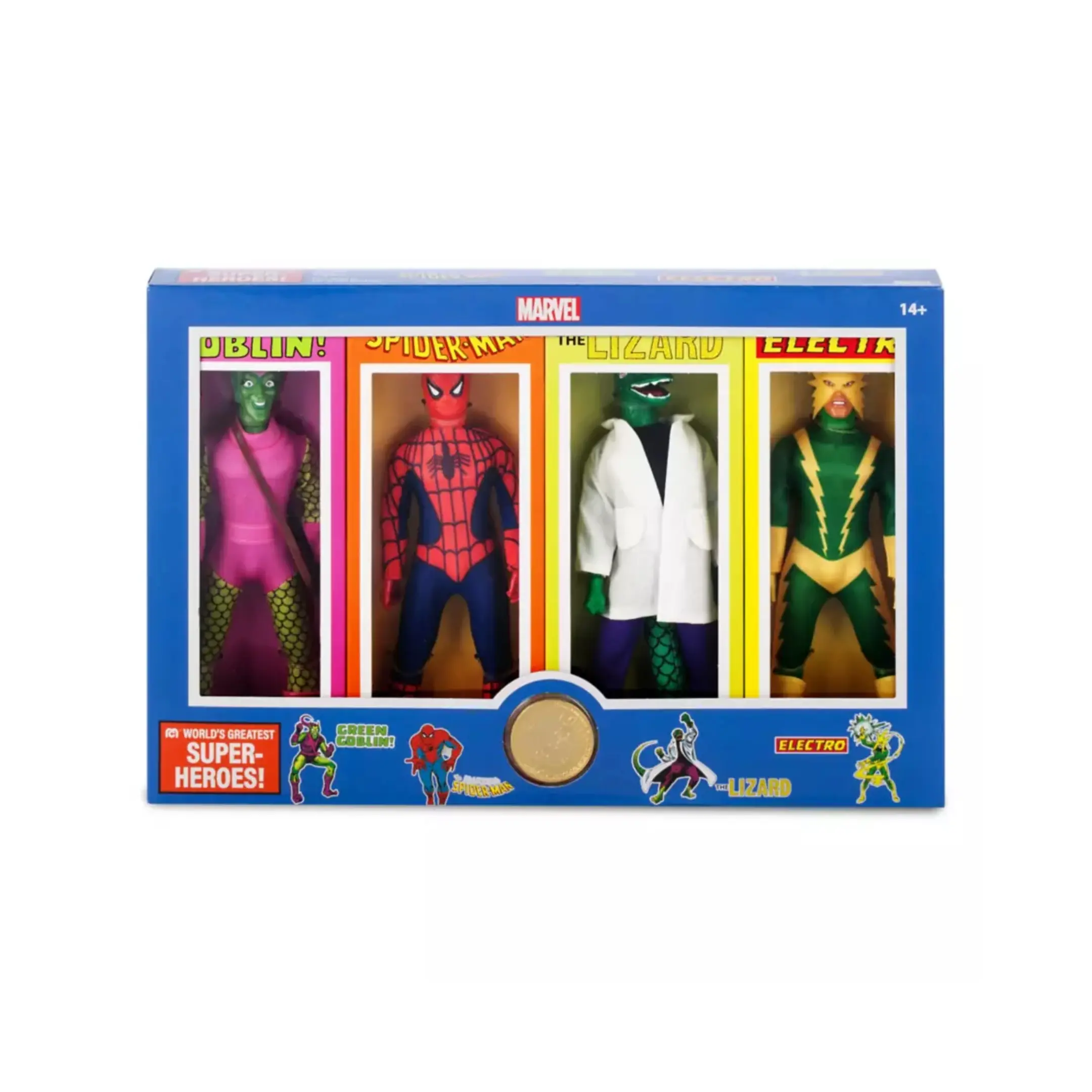 Spider-Man Mego Action Figure Set – World