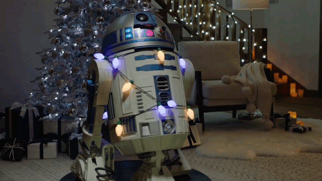 Home Depot Christmas R2 D2 Animated Decoration