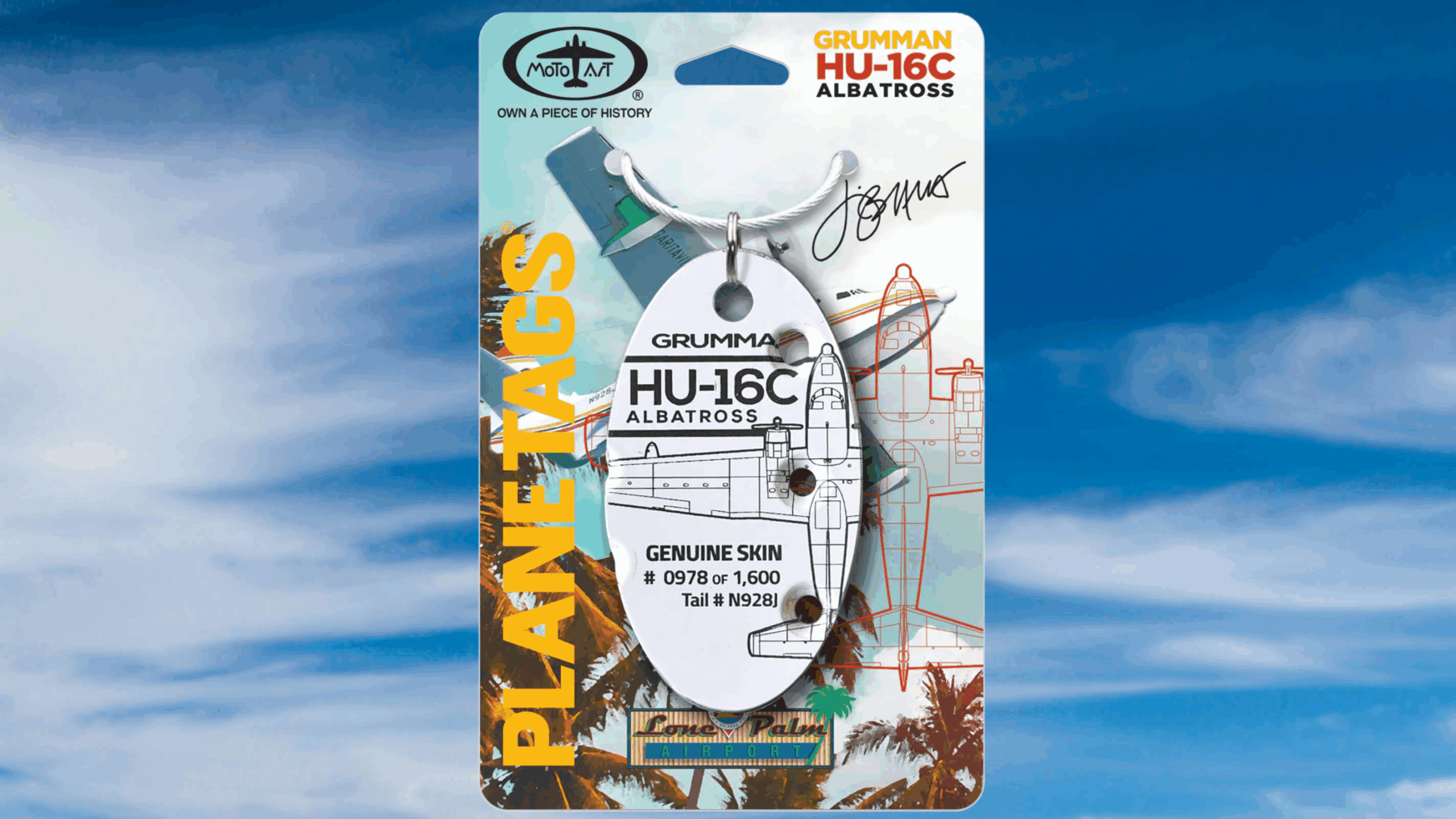 Jimmy Buffett Hemisphere Dancer Plane Tag Sells Out