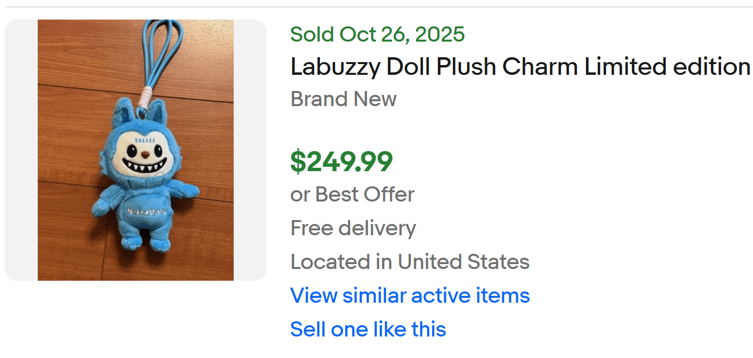 BuzzBallz Labuzzy Labubu Knockoff for Sale