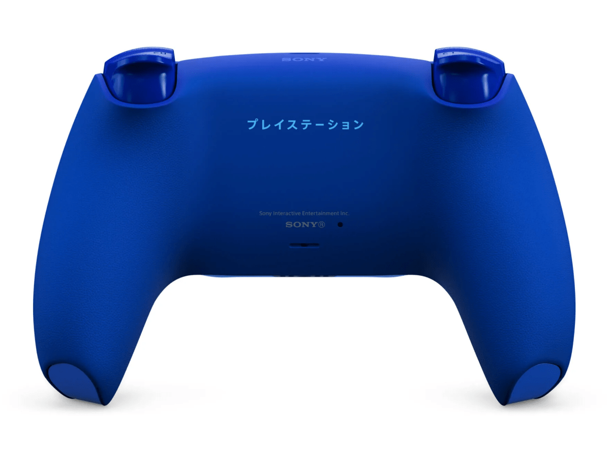 PlayStation 5 DualSense Icon Blue Katakana Details