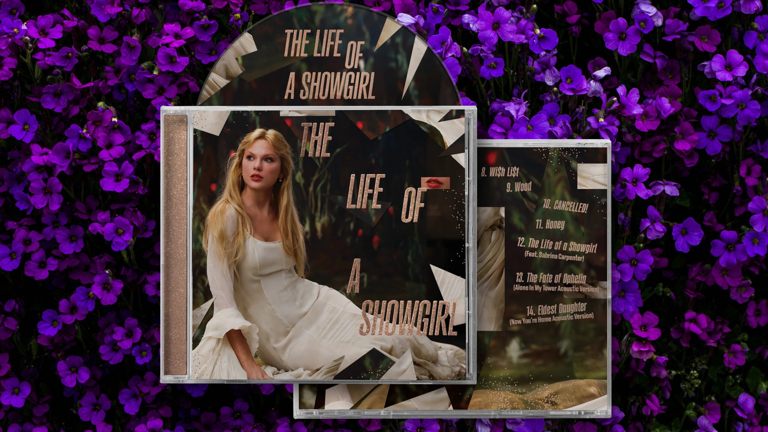 Taylor Swift releases four new CDs for The Life of a Showgirl