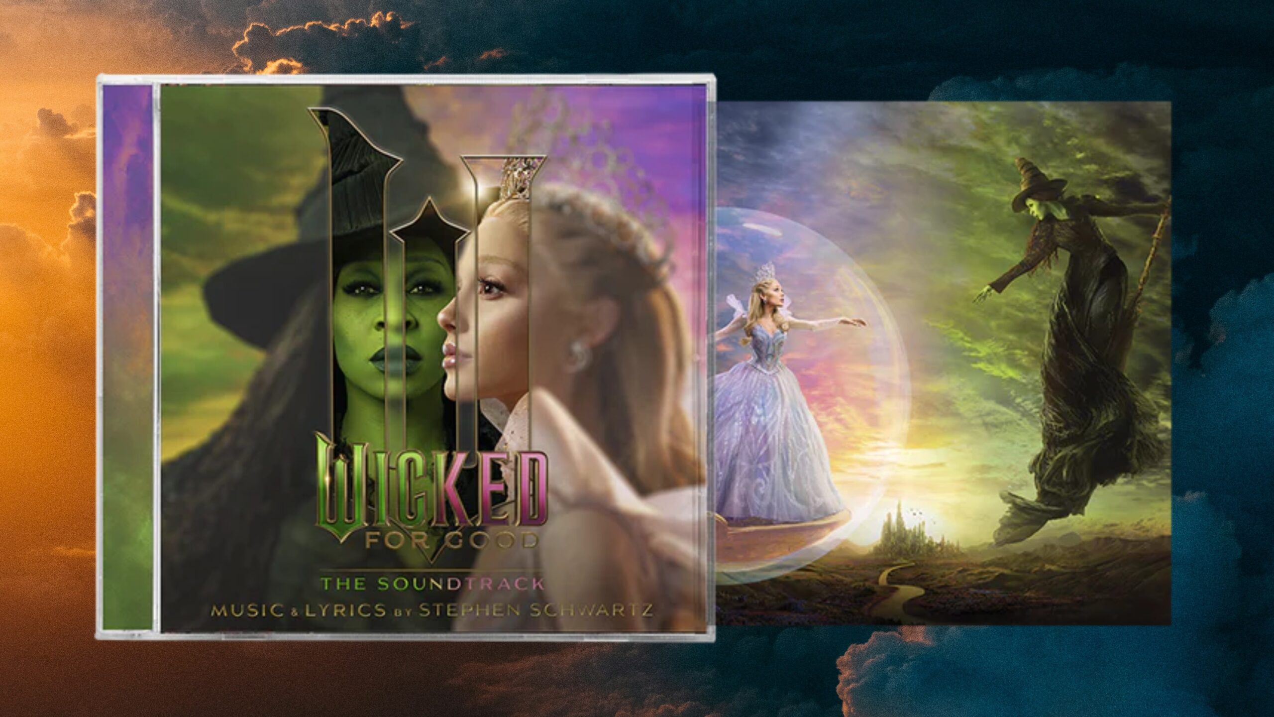 Wicked For Good Cd Signed by Cynthia Erivo and Ariana Grande