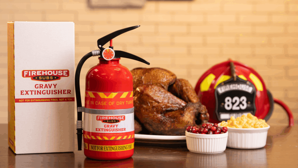 Firehouse Subs Gravy Extinguisher Reseller Thanksgiving