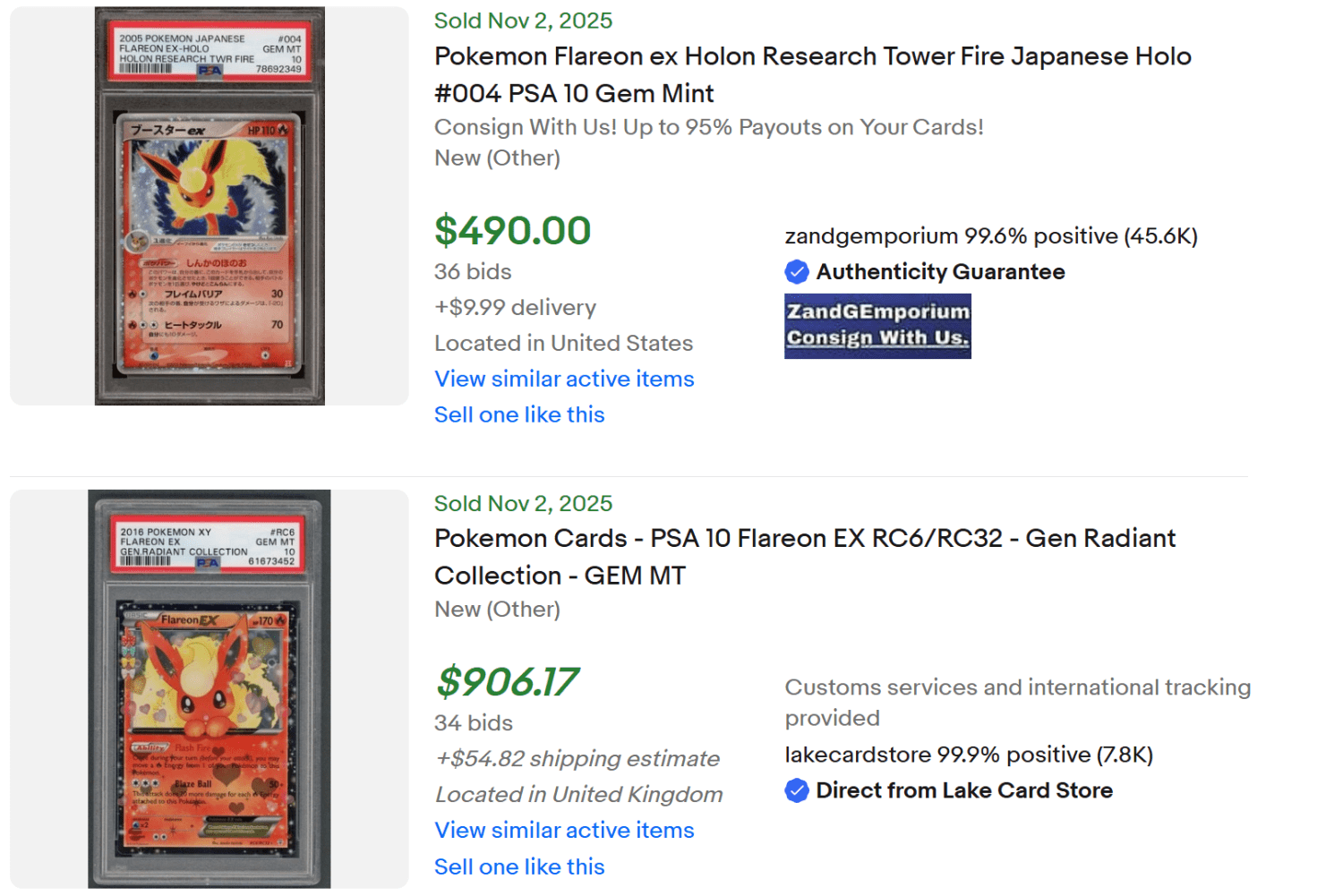 Prismatic Evolution Flareon ex for Sale