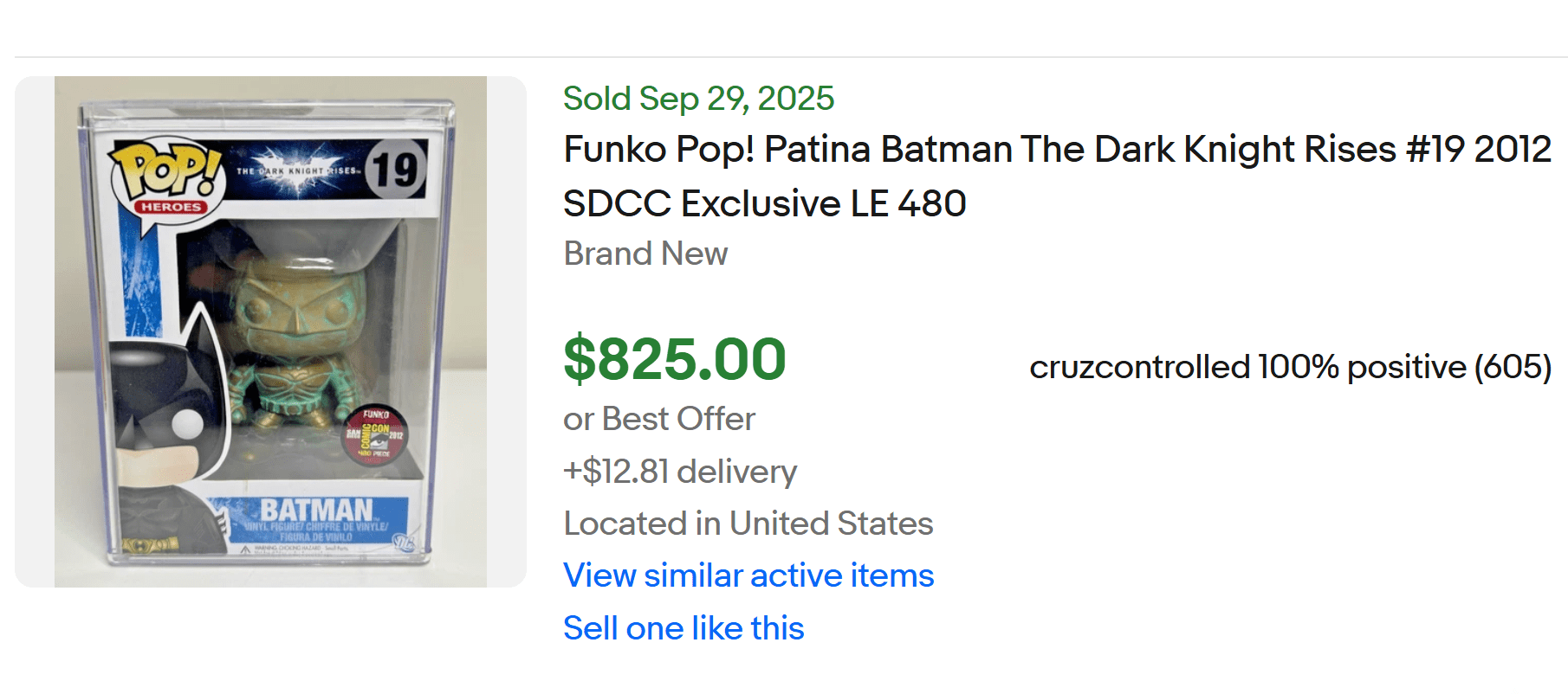 Funko Patina Batman for Sale eBay
