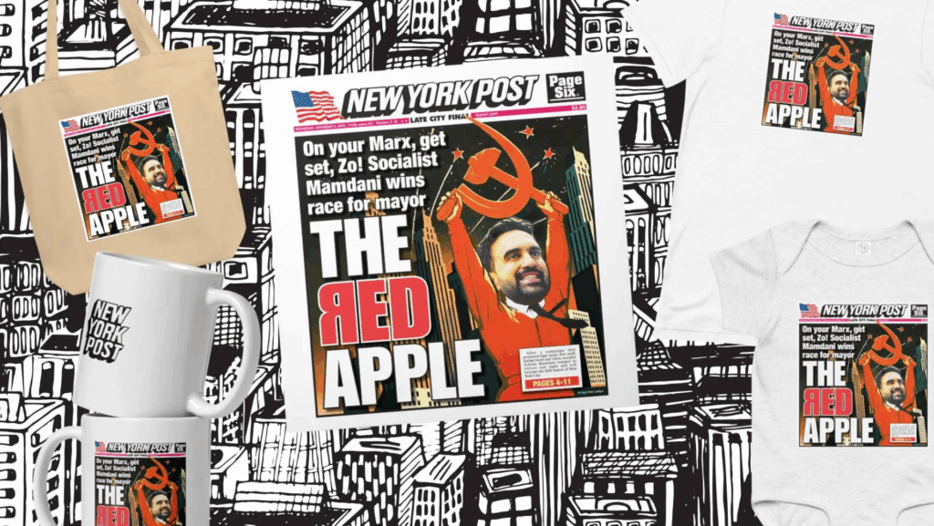 New York Post Zohran Mamdani Newspaper Reseller