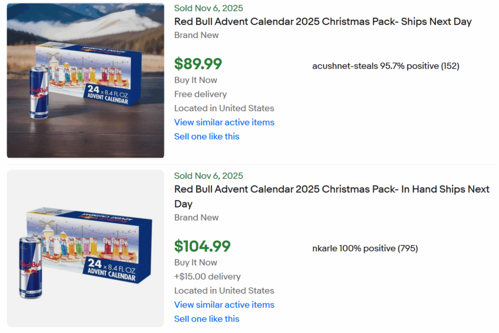 Even Red Bull Has an Advent Calendar - Resell Calendar