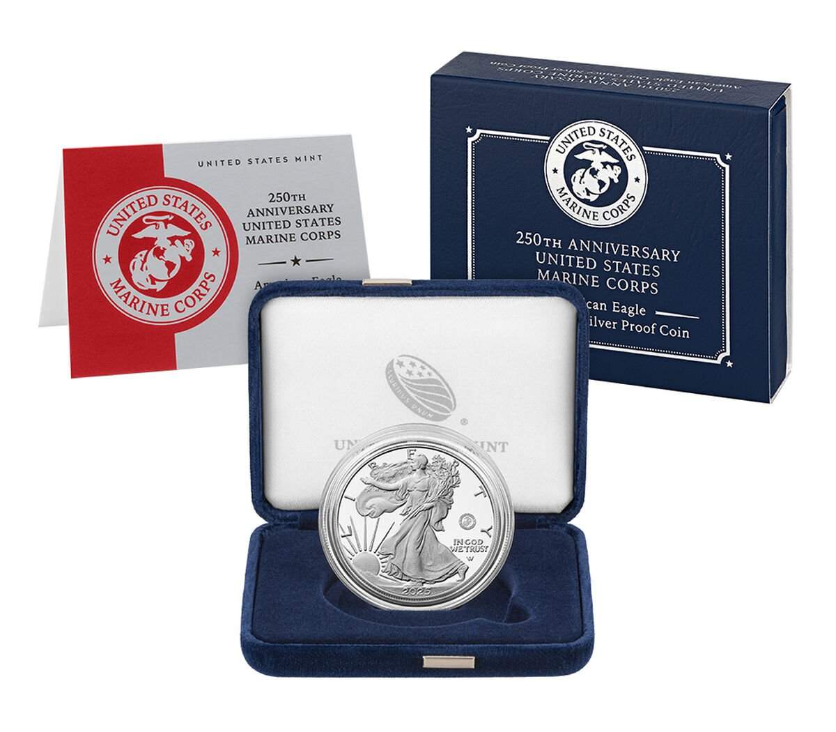 US Mint Marine Corps Silver Proof