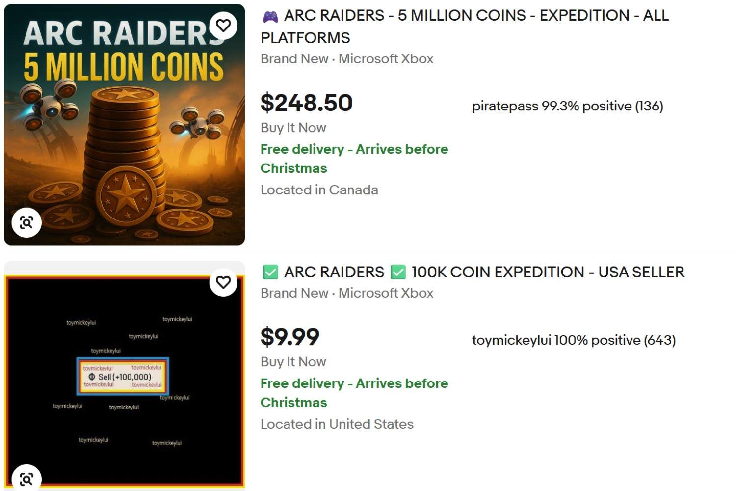 ARC Raiders Expedition Material for Sale