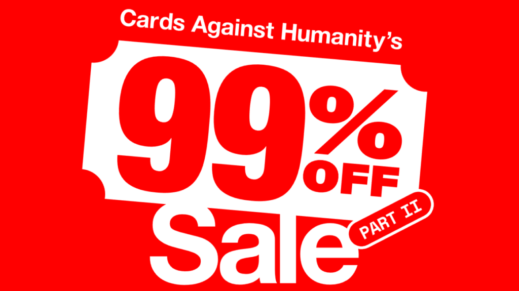 Cards Against Humanity Black Friday Sale