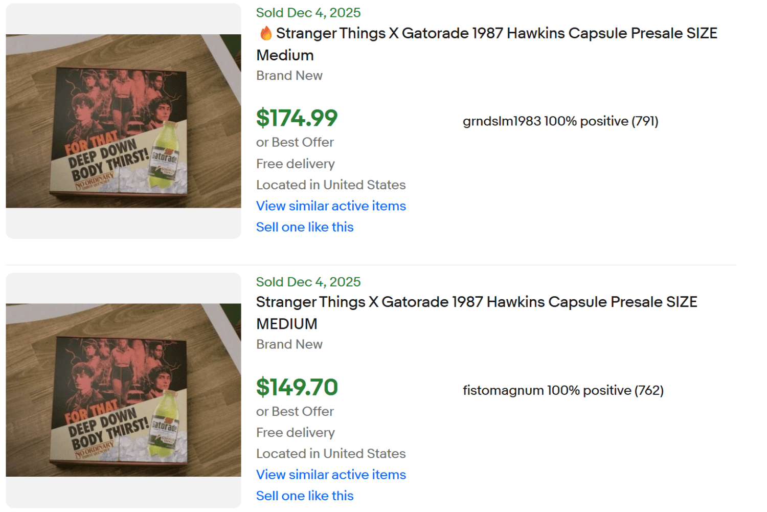 Gatorade Stranger Things Capsule for Sale