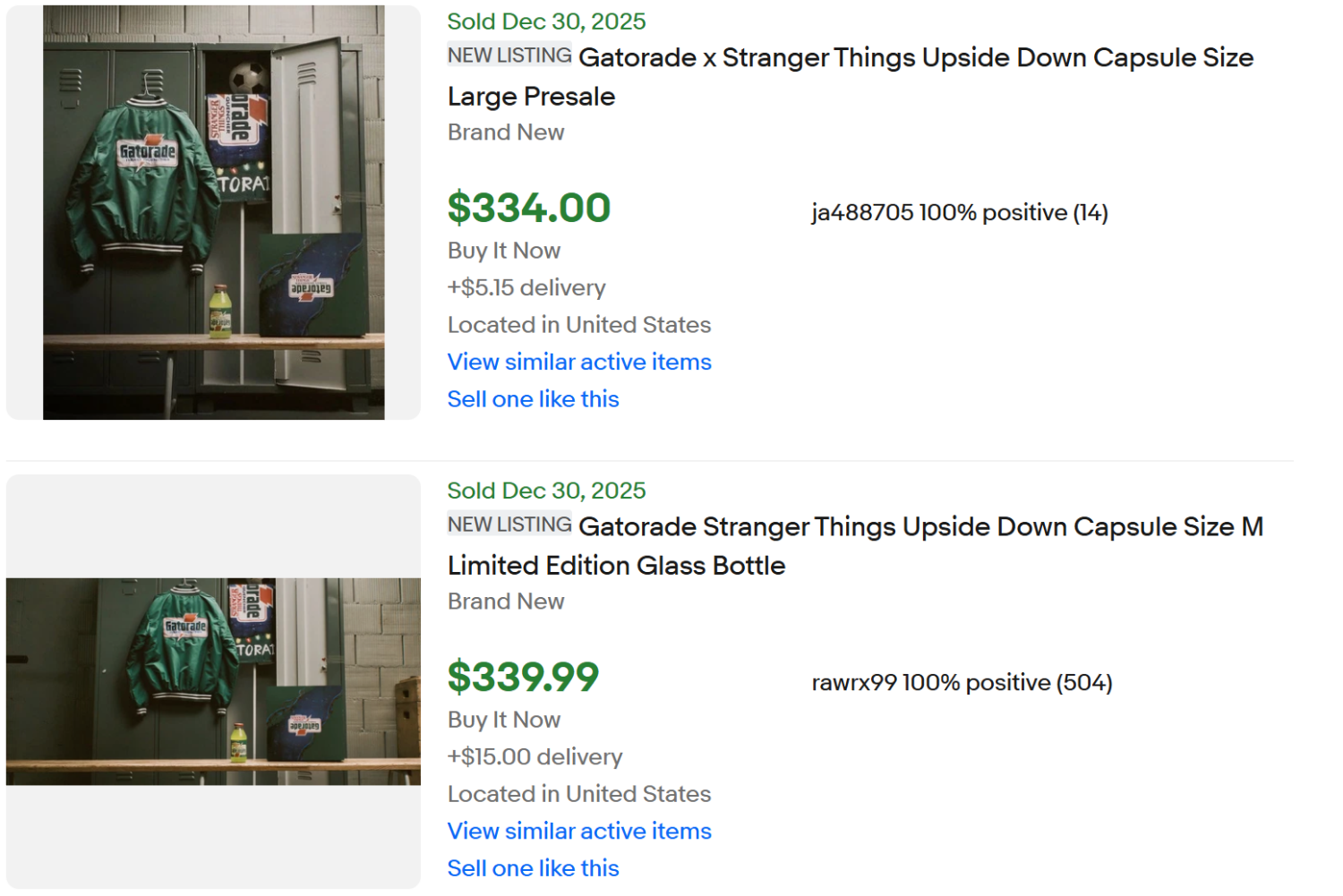 Gatorade Stranger Things Capsule for Sale