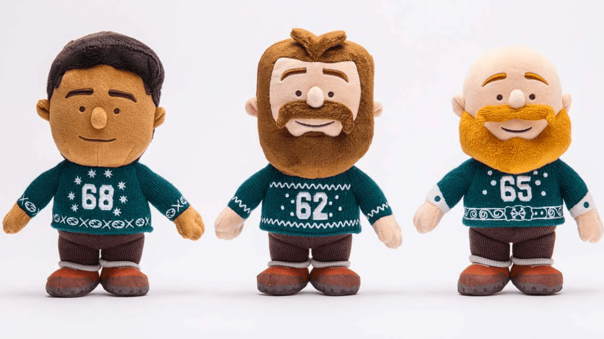 Jason Kelce Christmas Plush Philly Special