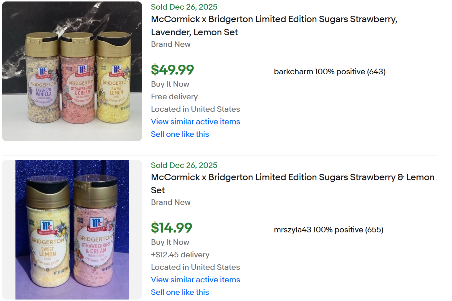 McCormick Bridgerton Finishing Sugar for Sale