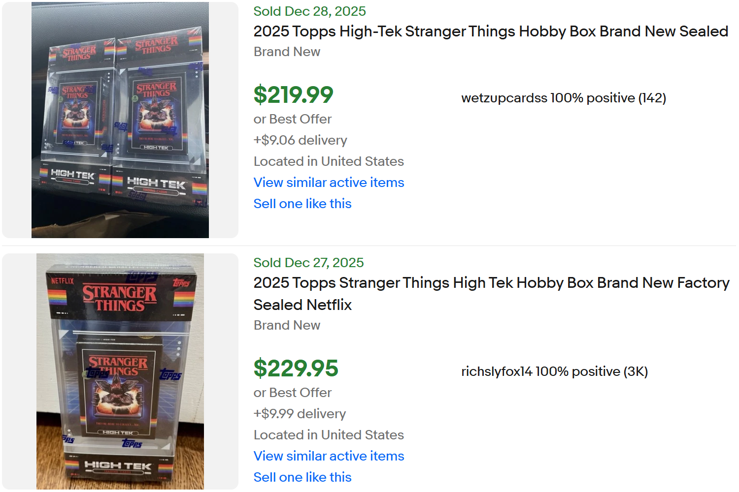 2025 Stranger Things Topps for Sale