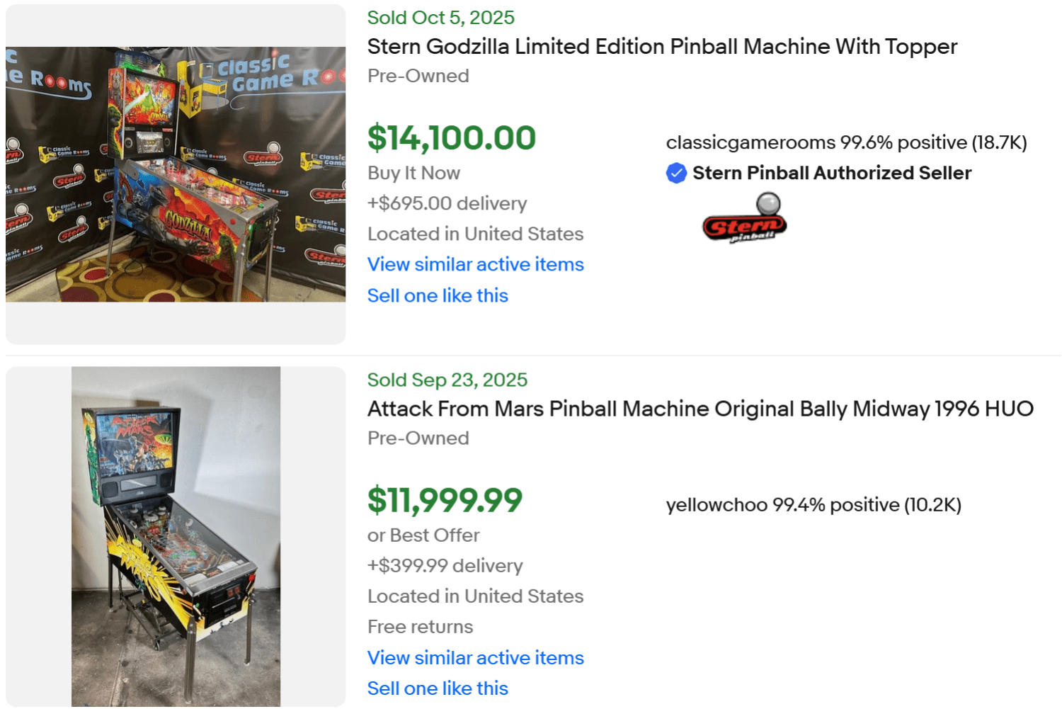 Vintage Pinball Machine for Sale