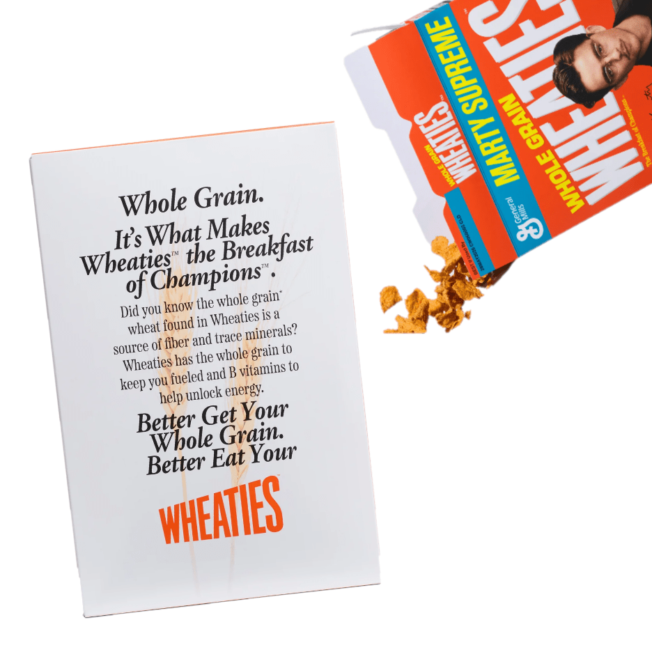A24 Official Marty Supreme Wheaties Box