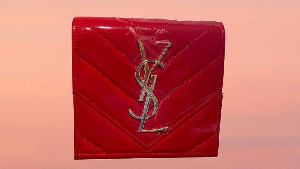YSL Red Patent Gift Bag Guide
