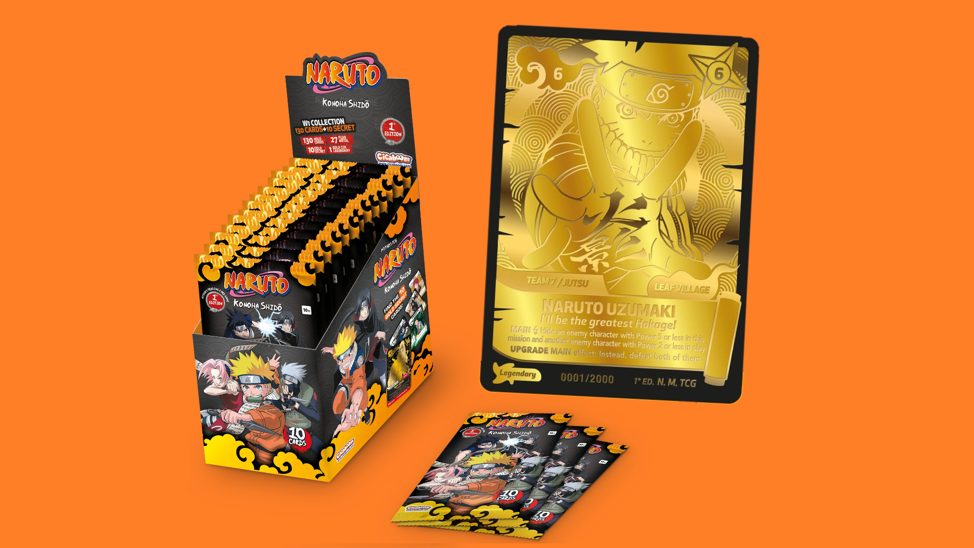 Naruto Mythos TCG Legendary Gold Card