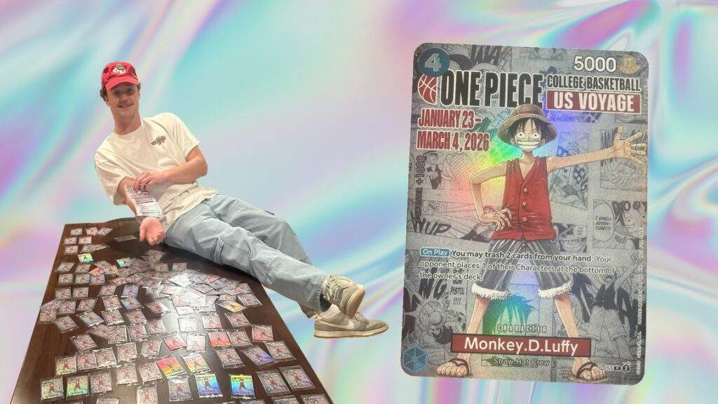 One Piece Luffy College Basketball Reseller