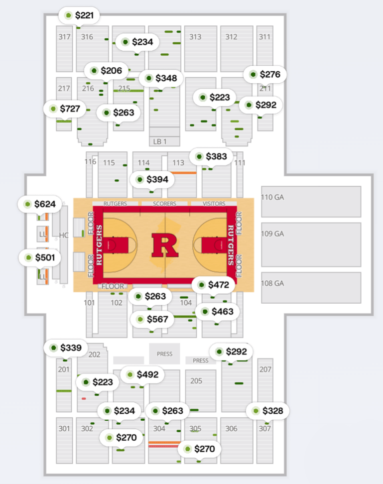 One Piece College Basketball Ticket Price