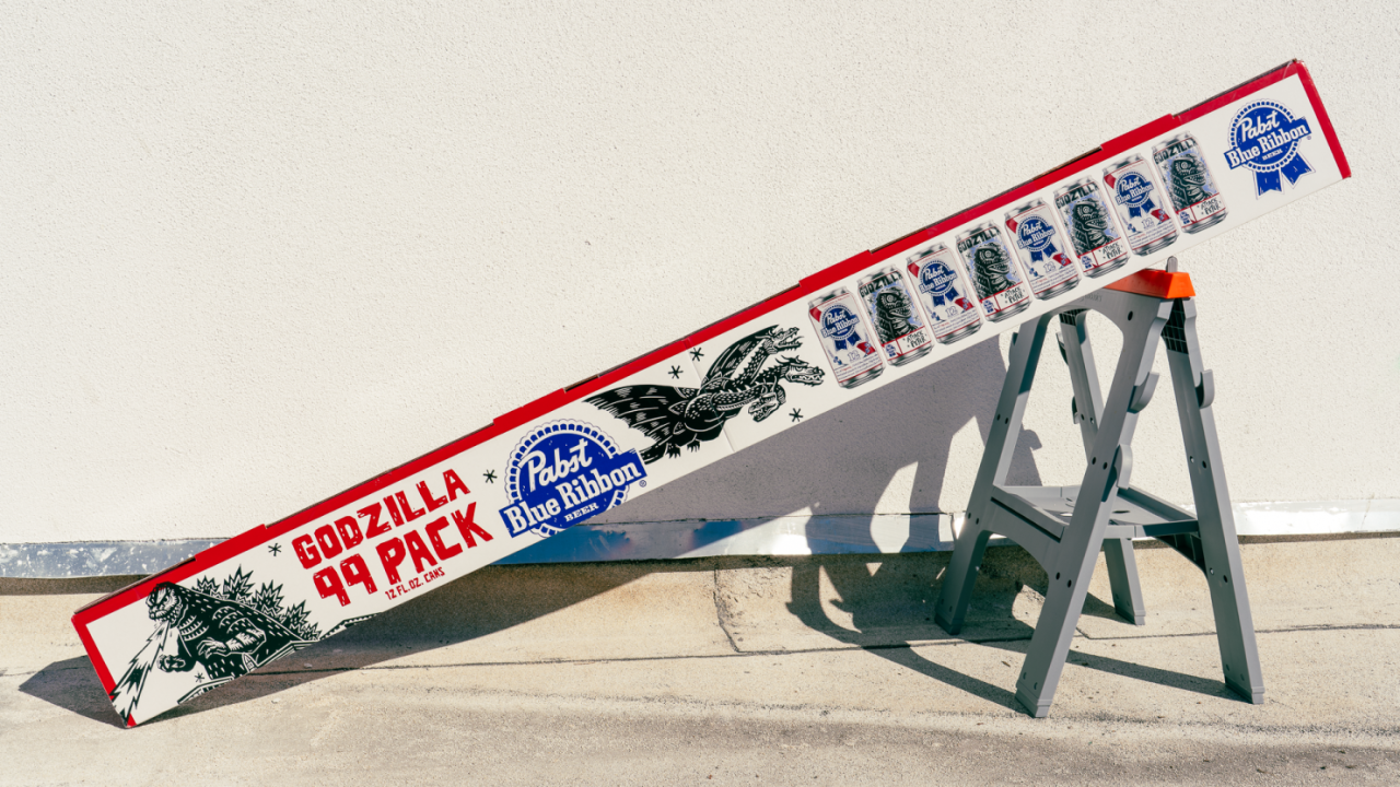Pabst Godzilla 99 Pack PBR Reseller