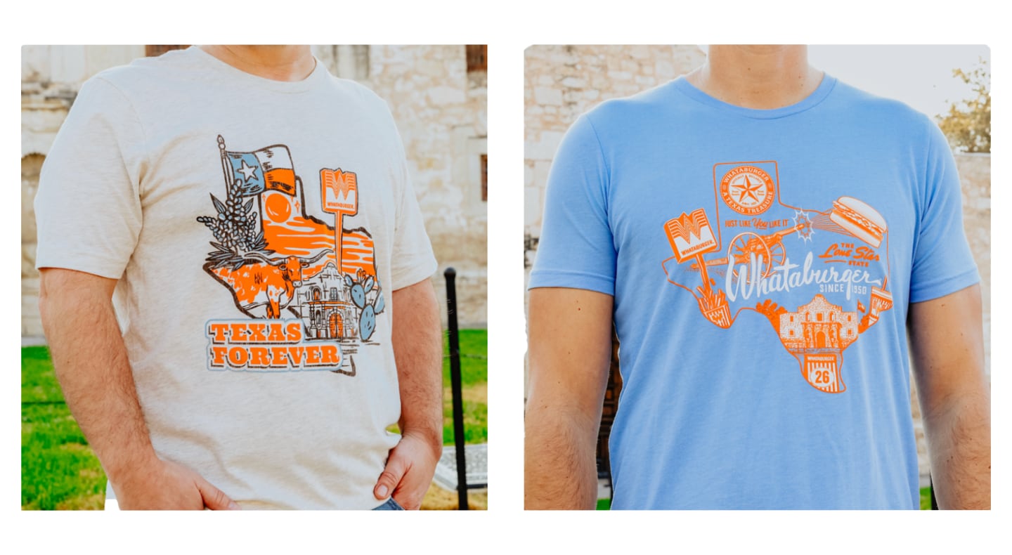 Whataburger the Alamo T Shirt Reseller