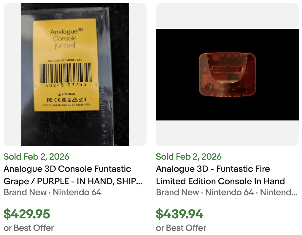 Analogue 3D Funtastic Color for Sale