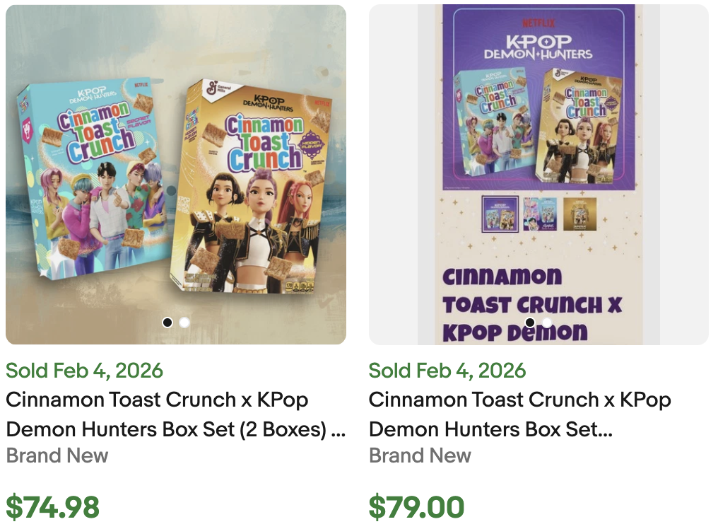 KPOP Demon Hunters Cereal for Sale