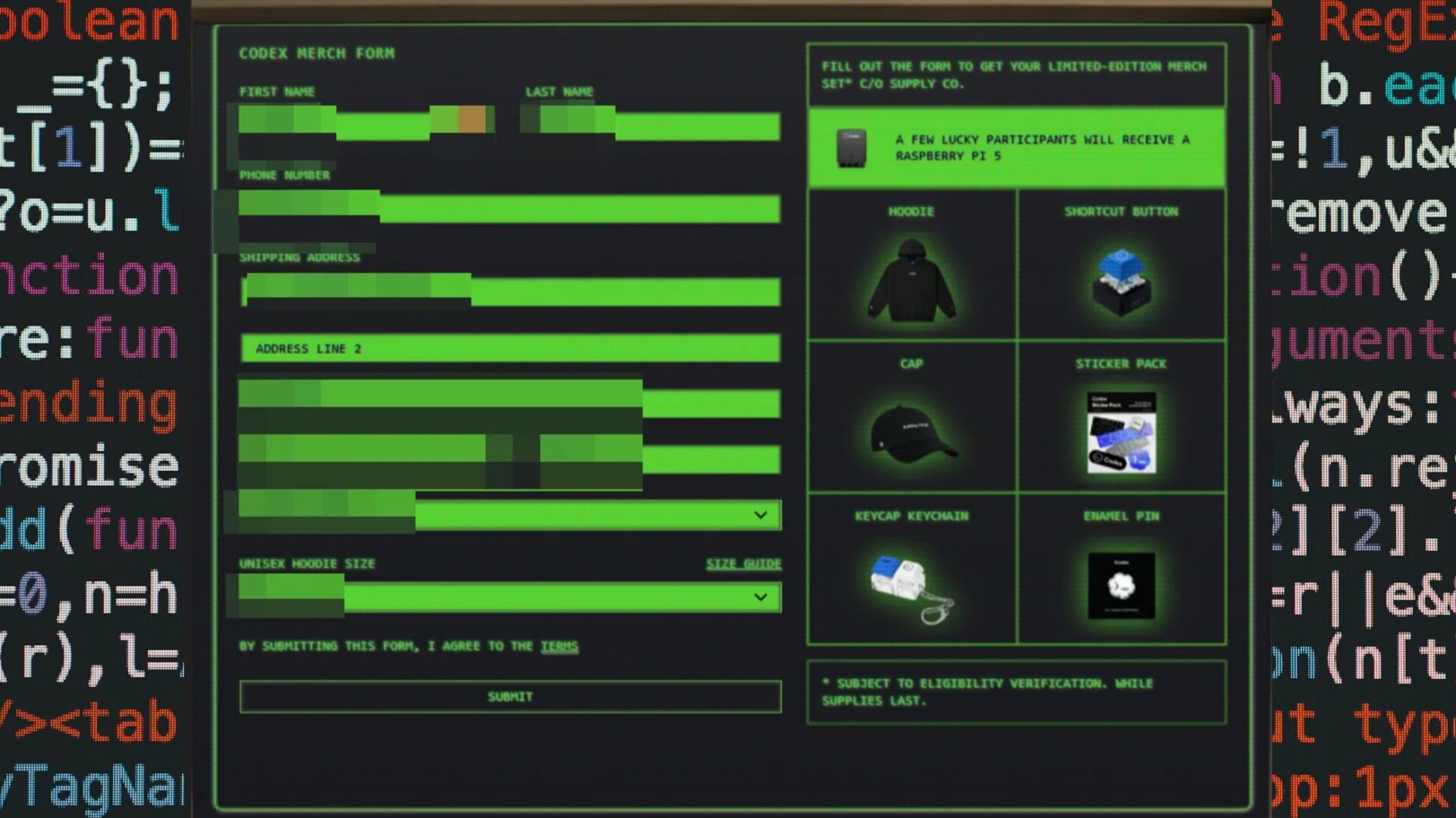 OpenAI Super Bowl Codex Merch