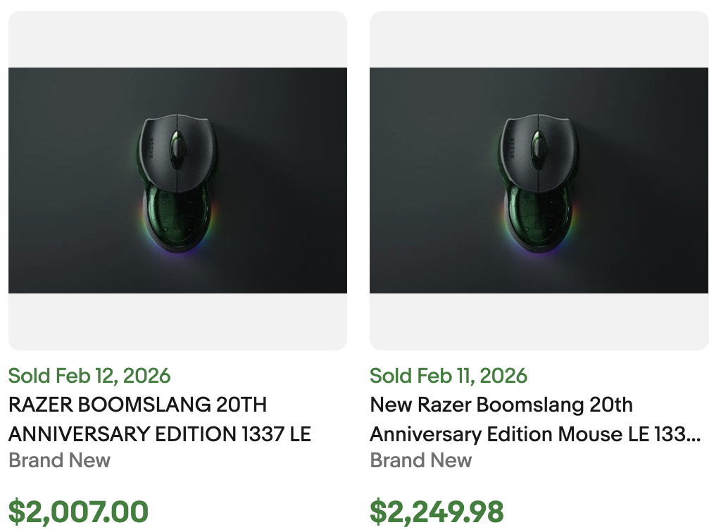 Razer Boomslang Anniversary Mouse for Sale