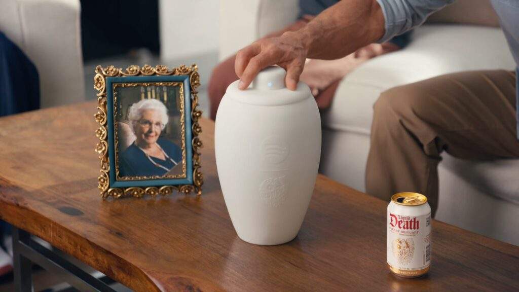 Spotify Liquid Death Bluetooth Music Urn