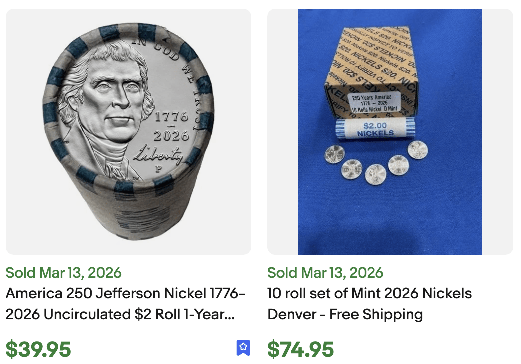 2026 Uncirculated Semiquincentennial Nickel for Sale