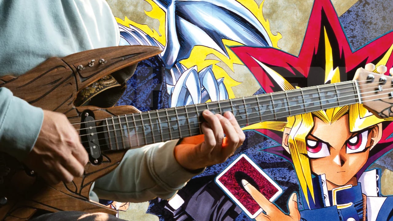 Bear Walker Yugioh Guitar Red Dragon