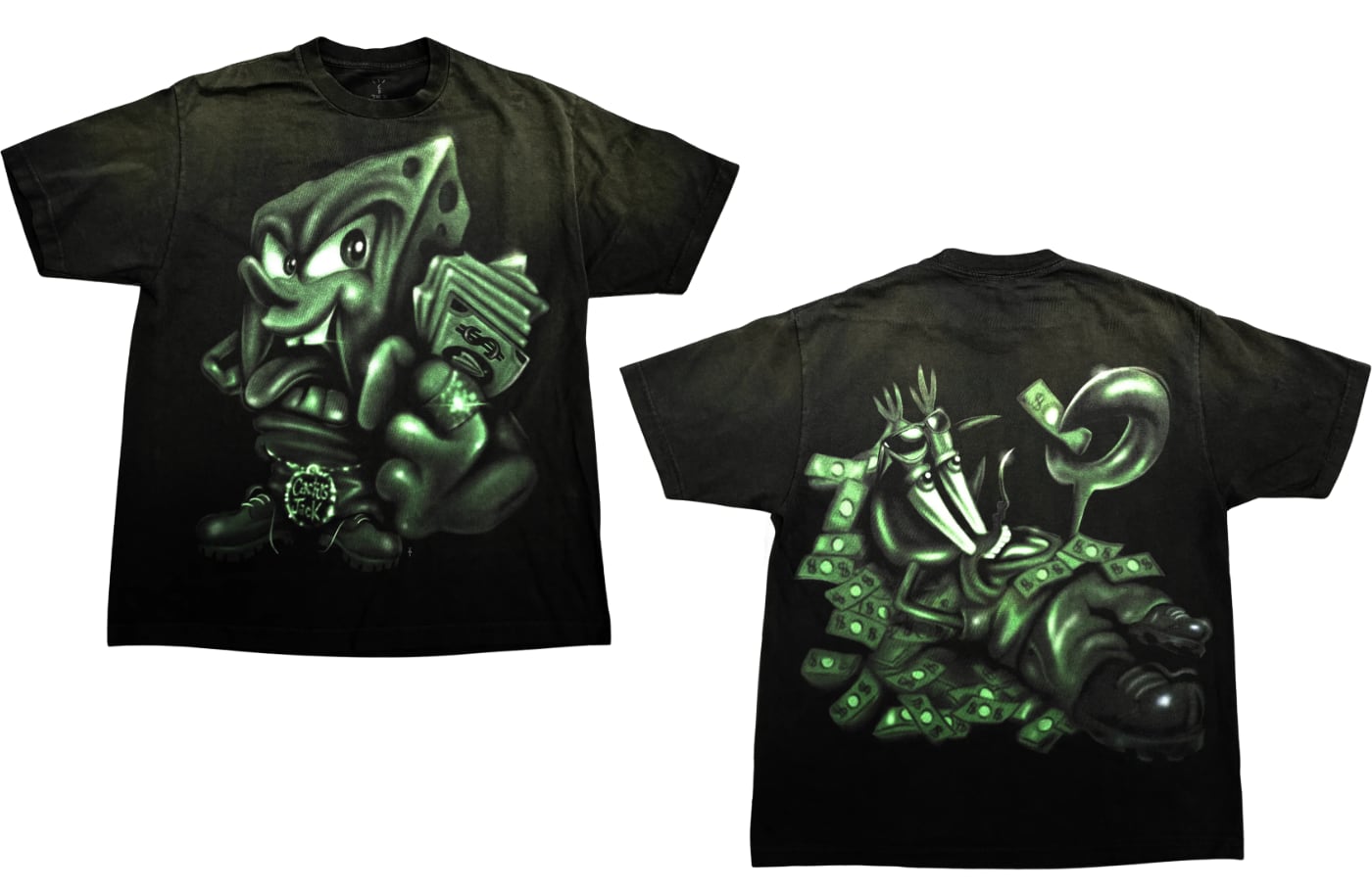 Cactus Jack SpongeBob Mr Krabs Tee