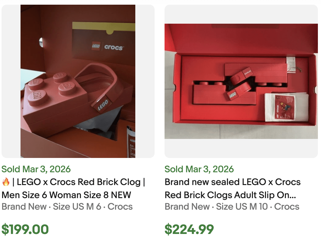 Lego Crocs Classic Clog for Sale