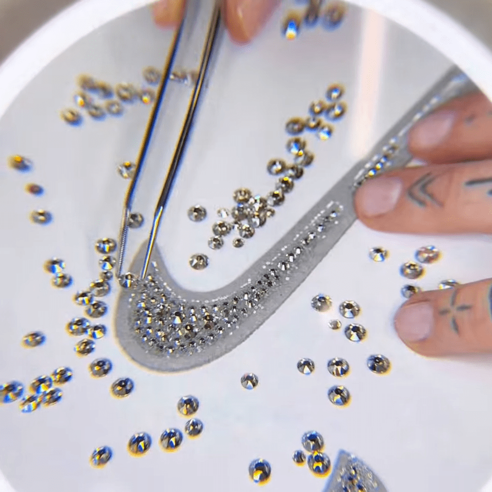 Swarovski Nike AJ1 Real Crystal Sneaker