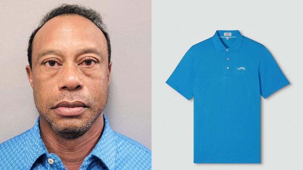 Tiger Woods DUI Cosmic Blue Polo